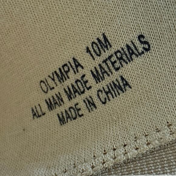 NEW Joie Olympia Tan Beige Block Heel Open Toe Slip On Slide Mule Sandals Sz 10 - Picture 7 of 8